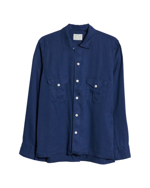 Wythe Patio Gabardine Button-Up Shirt in at