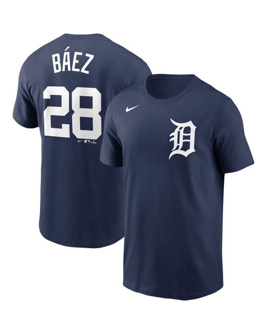 Nike Javier Baez Detroit Tigers Name Number T-Shirt at