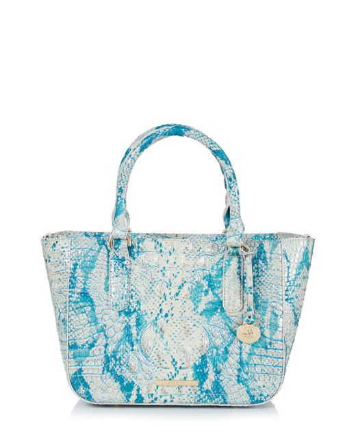 Brahmin Small Ashlee Croc Embossed Leather Tote in at