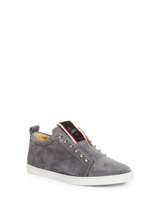 Christian Louboutin F.A.V Fique A Vontade Suede Low Top Sneaker in at