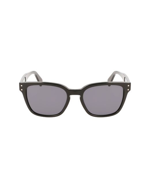 Salvatore Ferragamo Gancini 55mm Rectangular Sunglasses in at