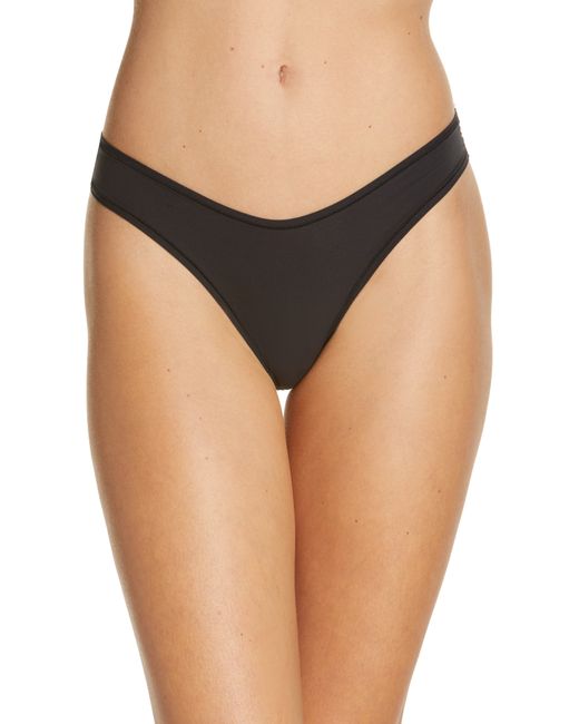 Skims Fits Everybody Thong in Onyx at Small