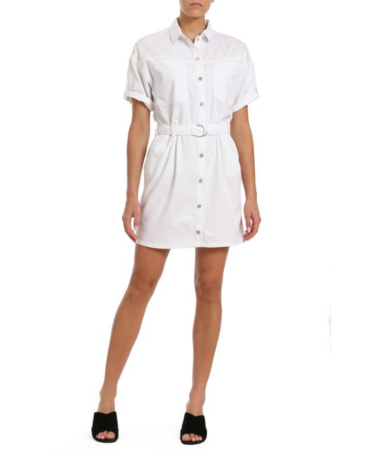 Mavi Jeans Avery Belted Denim Shirtdress in at