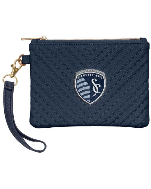 Foco Sporting Kansas City Penny Leather Mini Wristlet in at