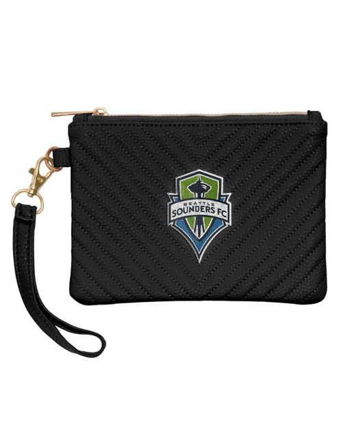 Foco Seattle Sounders FC Penny Leather Mini Wristlet in at