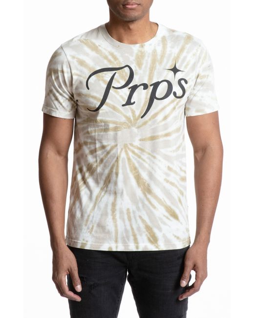 Prps Celestia Tie Dye Cotton Graphic Tee in at