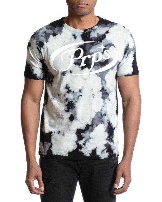 Prps Horatio Tie Dye Cotton Logo Tee in at