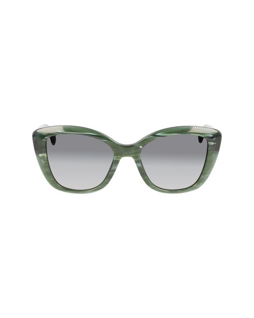 Longchamp Roseau 54mm Butterfly Sunglasses in at