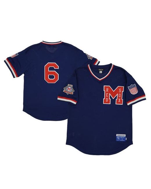 Rings And Crwns Rings Crwns 6 Memphis Red Sox Mesh Replica V-Neck Jersey at