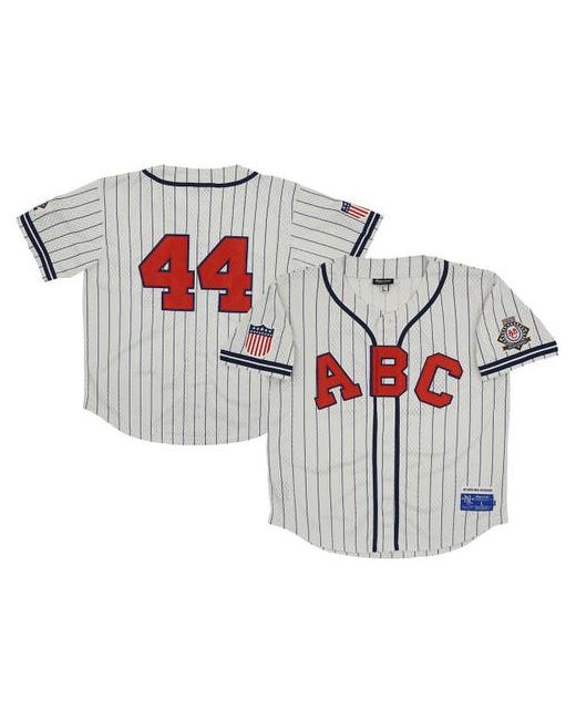 Rings And Crwns Rings Crwns 44 Atlanta Black Crackers Mesh Button-Down Replica Jersey at