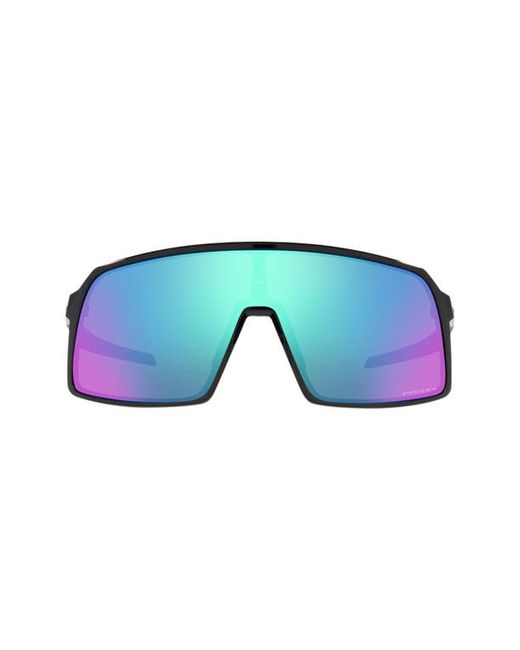 Oakley Sutro Shield Sunglasses in Black/Prizm Sapphire at