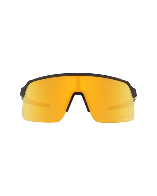 Oakley Sutro Lite 139mm Prizmtrade Wrap Shield Sunglasses in Matte Carbon/Prizm 24K at