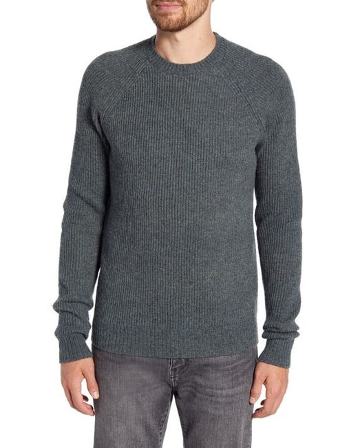Schott Ribbed Wool Blend Sweater in at