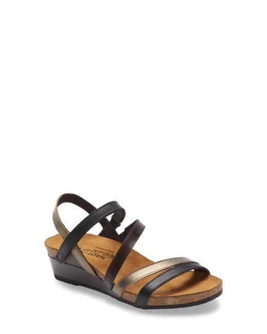 Naot Hero Strappy Wedge Sandal in at