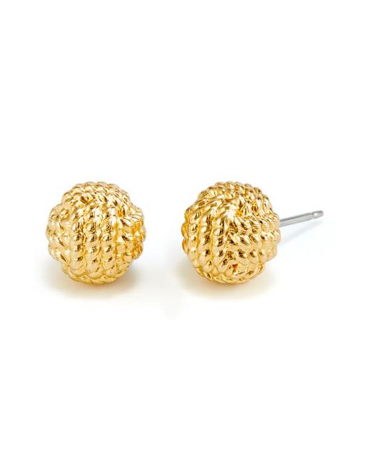 Brook and York Parker Knot Stud Earrings in at