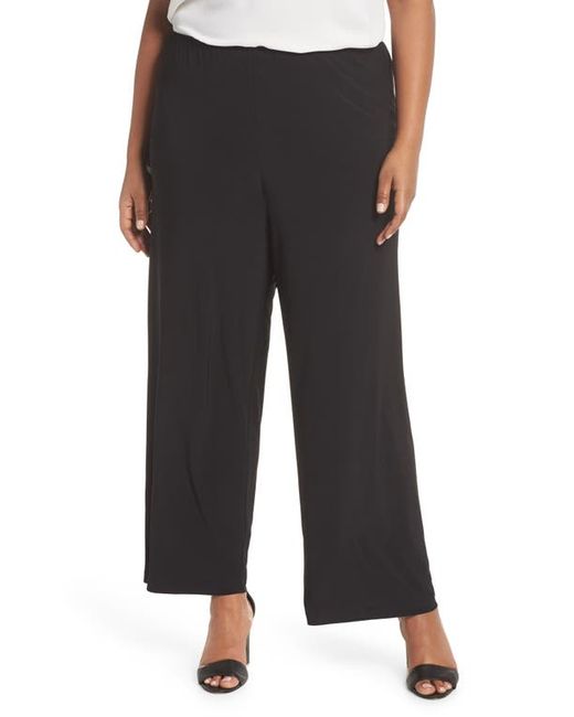 Alex Evenings Matte Jersey Straight Leg Pants in at