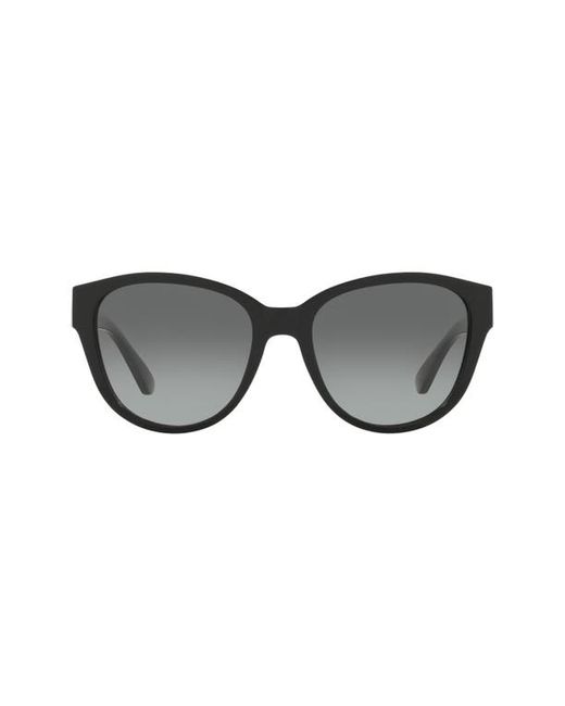Tory Burch Kira 54mm Cat Eye Sunglasses in Black/Grey Gradient at