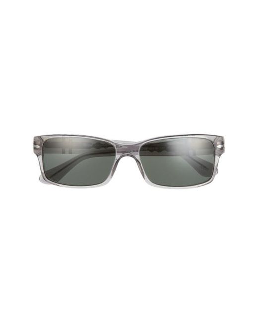 Persol 58mm Rectangular Polarized Sunglasses in at