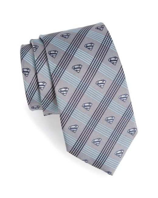 Cufflinks, Inc. Inc. Superman Plaid Silk Tie in at