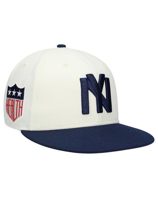 Rings And Crwns Rings Crwns Navy New York Black Yankees Team Fitted Hat at