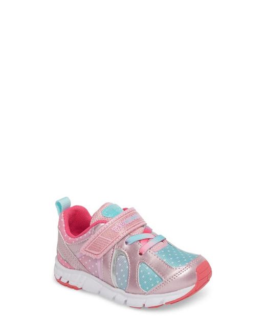 Tsukihoshi Rainbow Washable Sneaker in Rose/Mint at