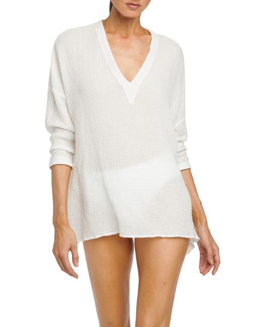 Robin Piccone Cotton Cover-Up Tunic in at
