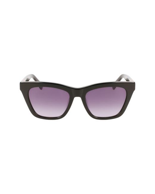 Longchamp Le Pliage 54mm Modified Rectangular Sunglasses in at