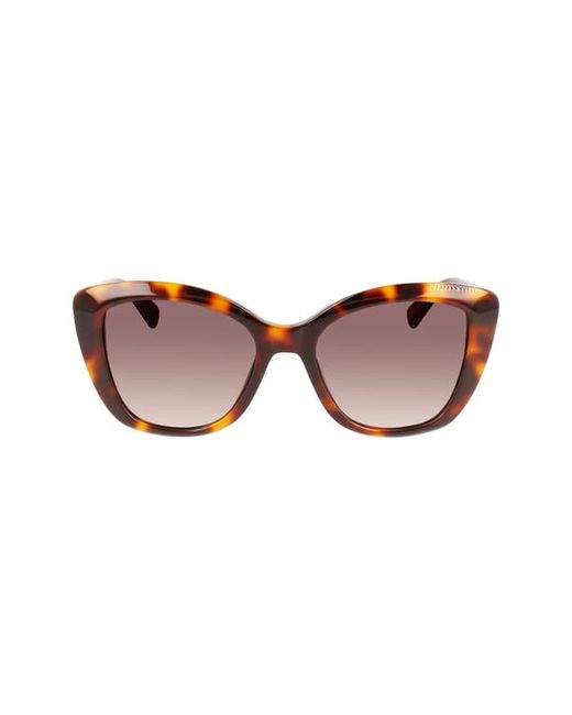 Longchamp Roseau 54mm Butterfly Sunglasses in at