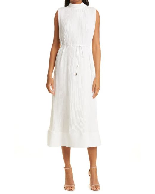 Milly Milina Micropleat Sleeveless Dress in at