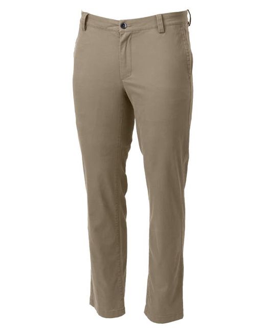 Cutter and Buck Voyager Classic Fit Stretch Cotton Chinos in at