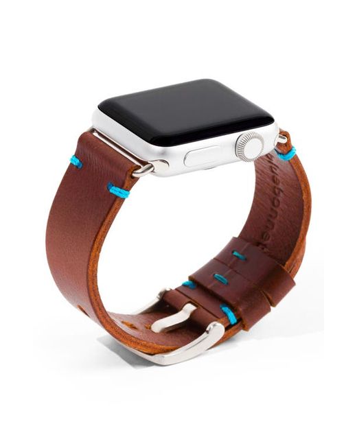 Bluebonnet Italian Leather Apple Watch Band in at