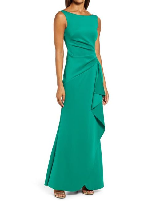 Eliza J Sleeveless Side Tuck Gown in at