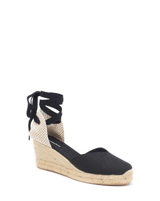 Soludos Lyon Ankle Wrap Wedge Espadrille in at