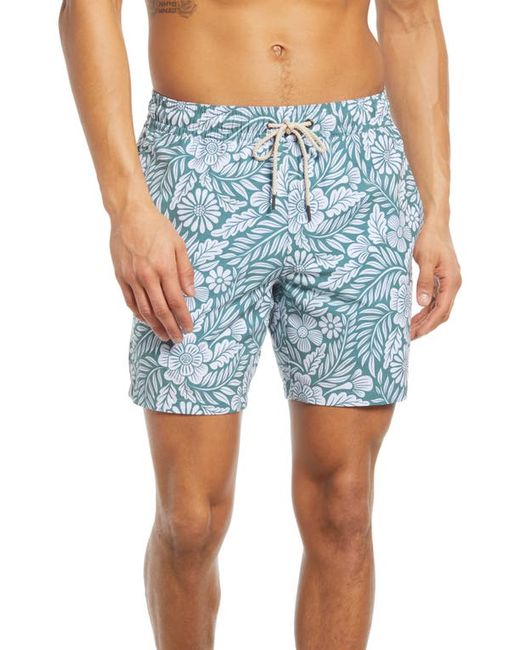 Fair Harbor The Bayberry Floral Swim Trunks in at