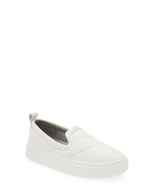 Eileen Fisher Poem Quilted Leather Slip-On Sneaker in at
