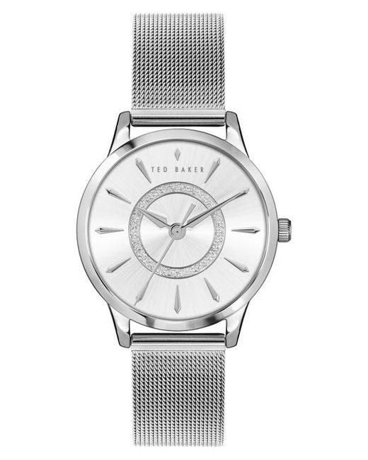 Ted Baker London Fitzrovia Charm Mesh Strap Watch 34mm in at