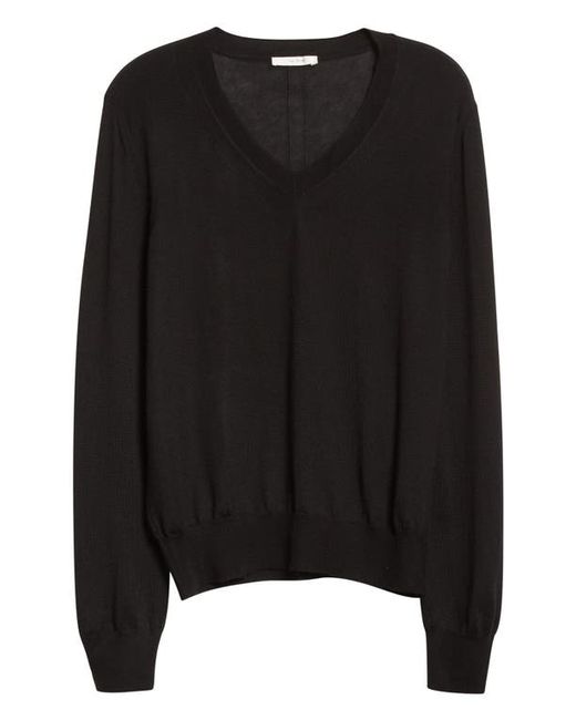 The Row Stockwell V-Neck Cashmere Sweater in at