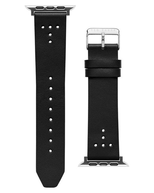 Ted Baker London Leather Apple Watch Band in at