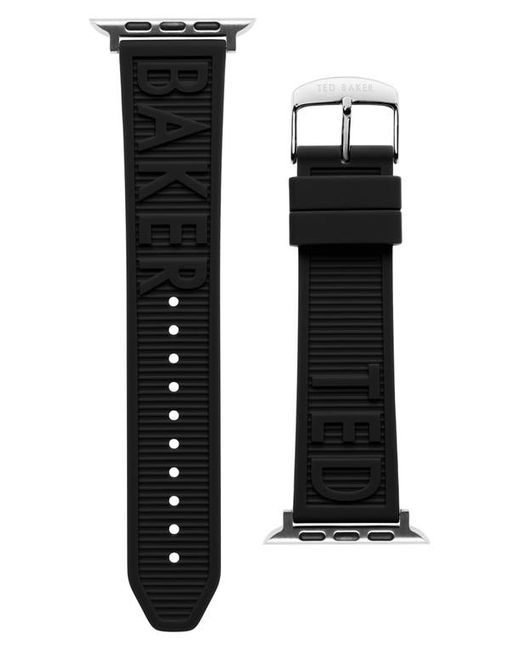 Ted Baker London Embossed Silicone Apple Watch Band in at