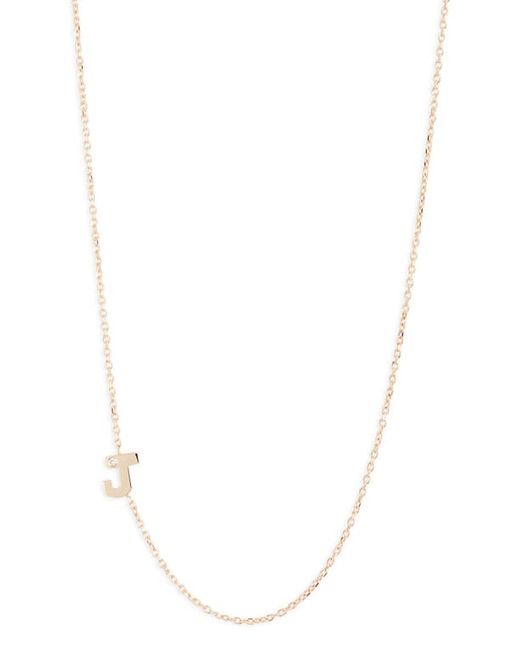 Anzie Diamond Initial Necklace in at