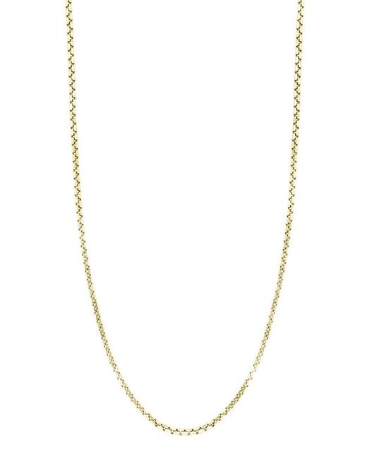 Bony Levy 14K Gold Box Chain Necklace in at
