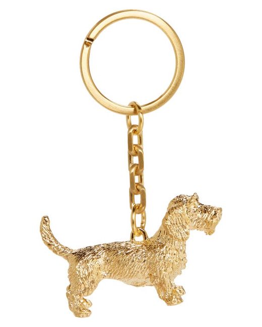 Thom Browne Hector Brass Key Ring in at