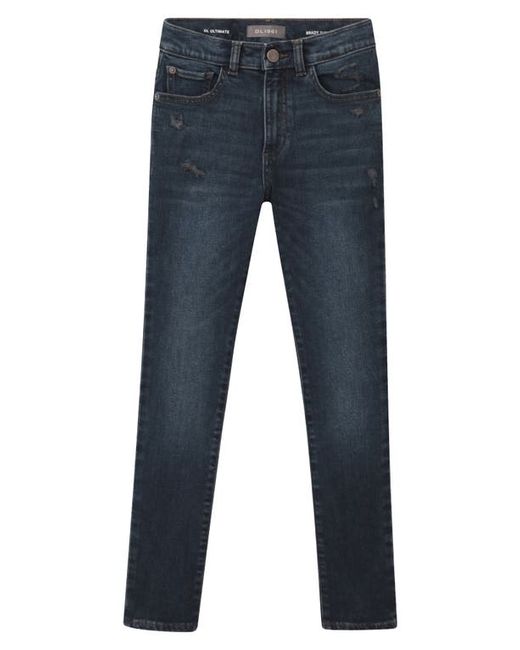 Dl DL1961 Distressed Overdye Skinny Jeans in at