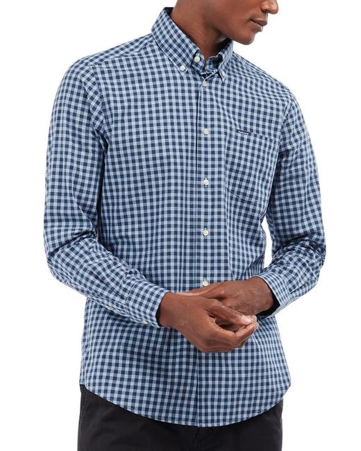 Barbour Merryton Tailored Fit Check Button-Down Shirt in at