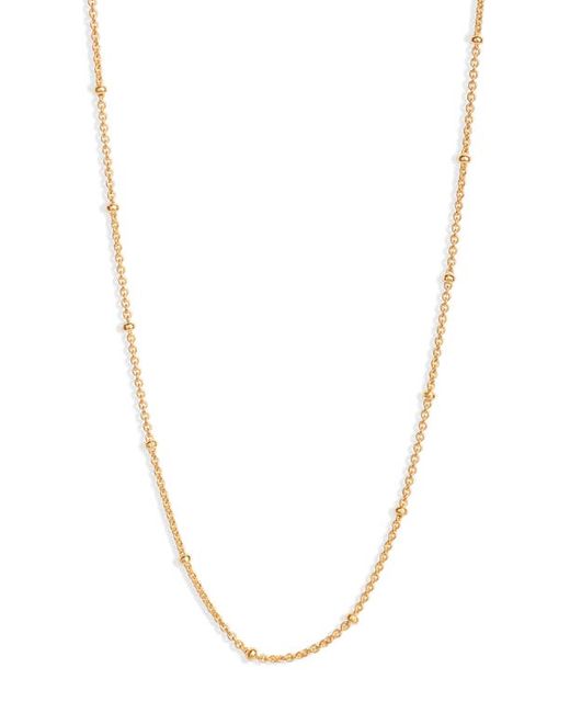 Monica Vinader 21-Inch Fine Beaded Chain in at