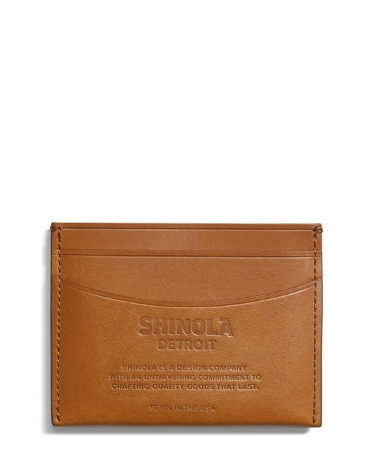 Shinola Pocket Card Case in at