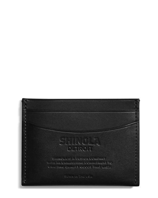 Shinola Pocket Card Case in at