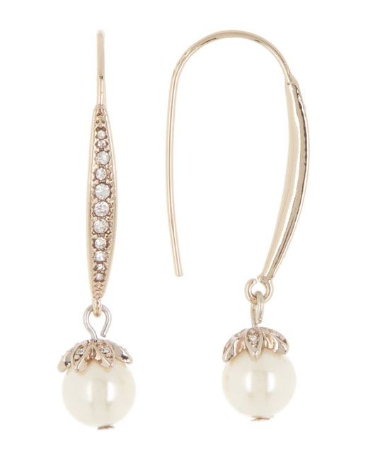 Marchesa Pave Crystal Linear Drop Earrings in at