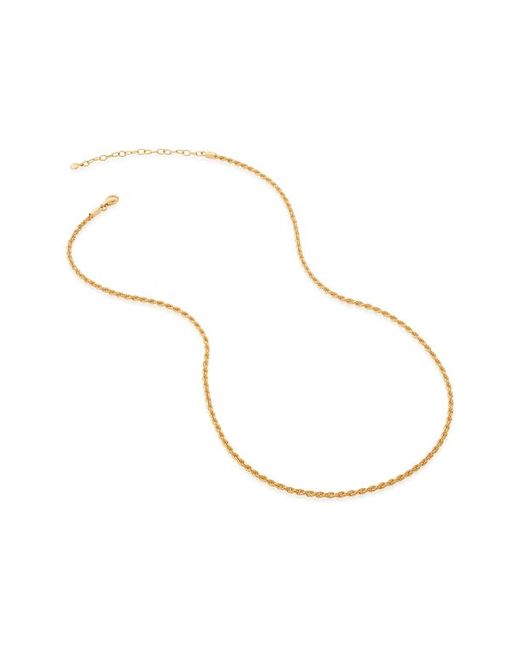 Monica Vinader Rope Chain Necklace in at