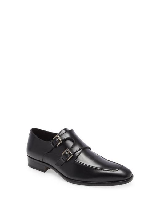 Mezlan Leather Double Monk Strap Shoe in at